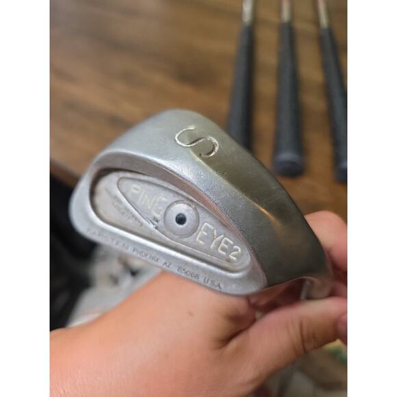 PING EYE 2 + IRONS SET BLACK DOT 4-S, PING KARSTEN ZZ-LITE STEEL RH - Picture 14 of 16